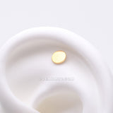 Pure24K Implant Grade Titanium OneFit™ Threadless Flat Round Disc Top Part