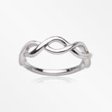 Infinity Loop Steel Seamless Clicker Hoop Ring